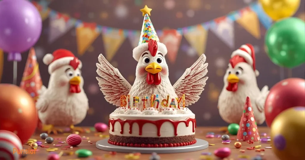 Birthday Christmas Chicken Puns