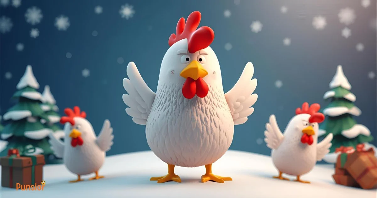 Christmas Chicken Puns