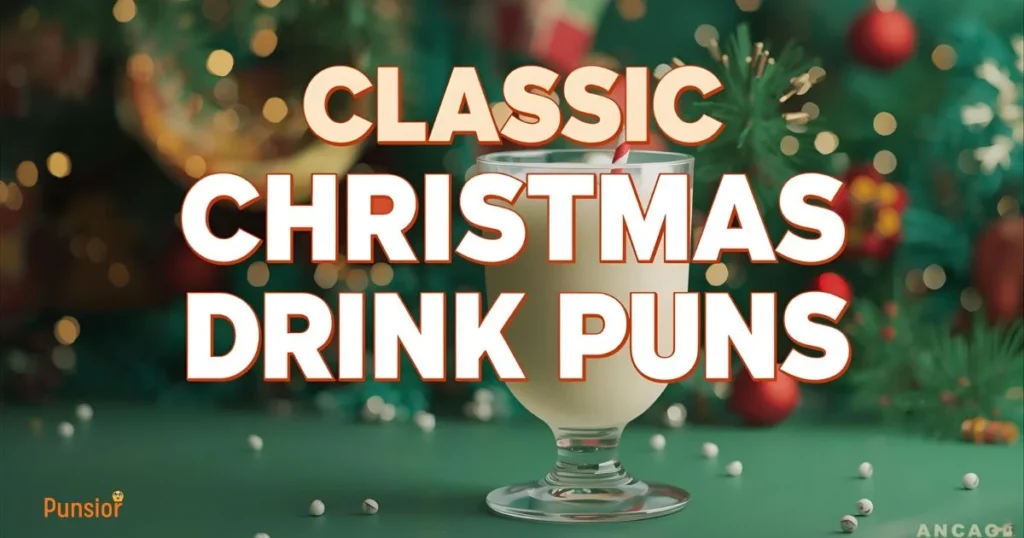 Classic Christmas Drink Puns