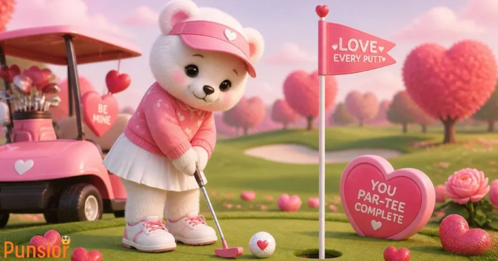 Flirty Golf Puns For Valentines Day