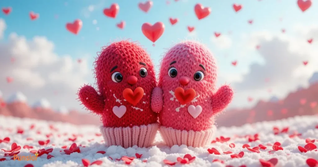 Funny Valentines Day Mitten Puns