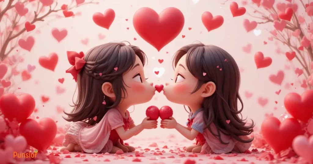 Playful Valentines Kiss Day Puns