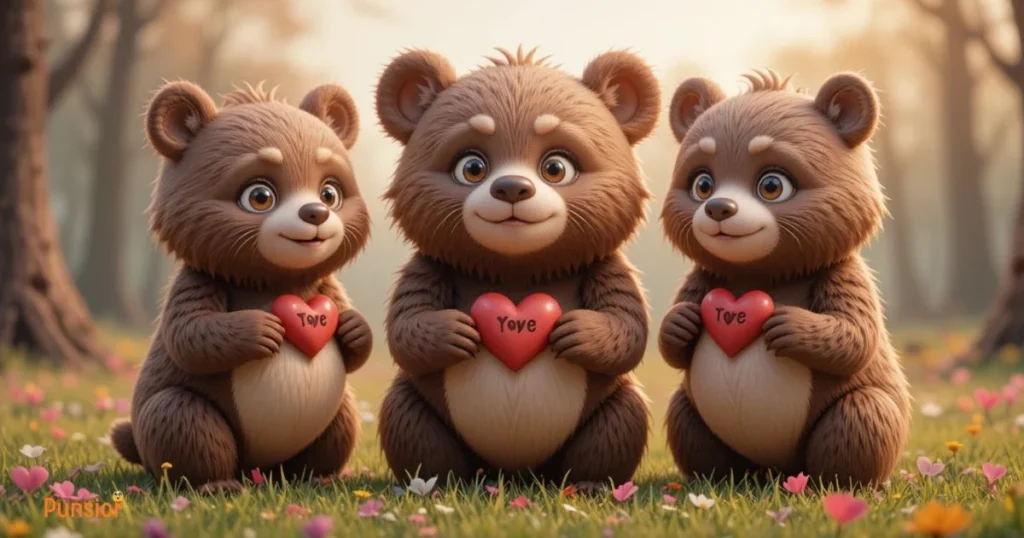 Valentines Day Animal Bear Puns