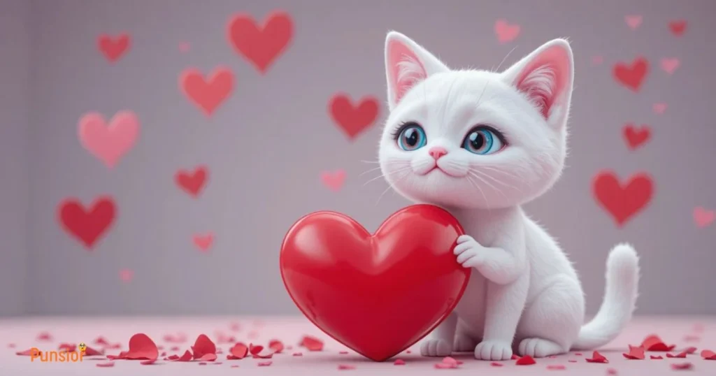 Valentines Day Animal Cat Puns