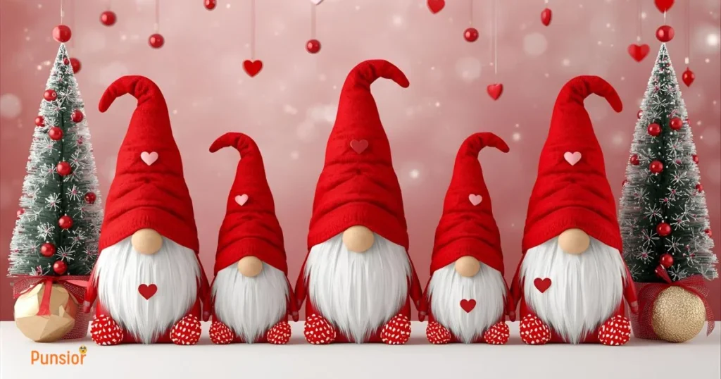 Valentines Day Christmas Gnome Puns