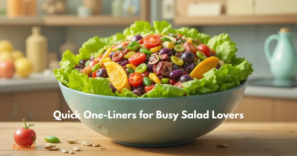 Quick One Liners For Busy Salad Lovers