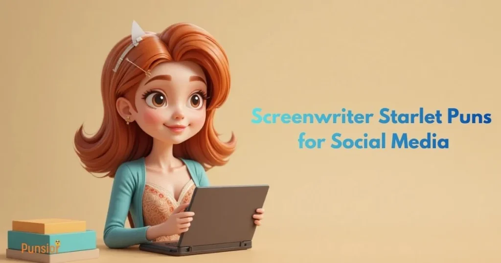 Screenwriter Starlet Puns For Social Media