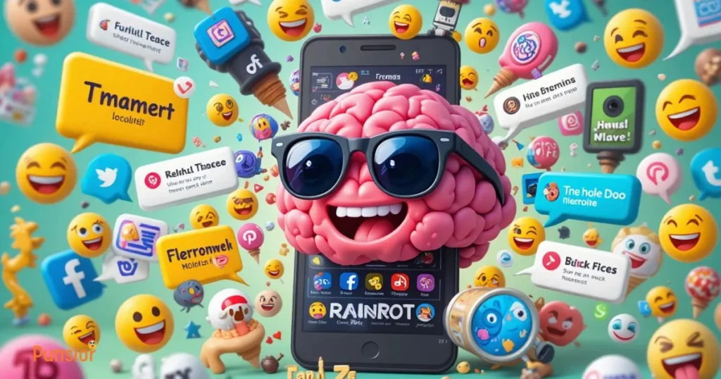Social Media Brainrot Puns