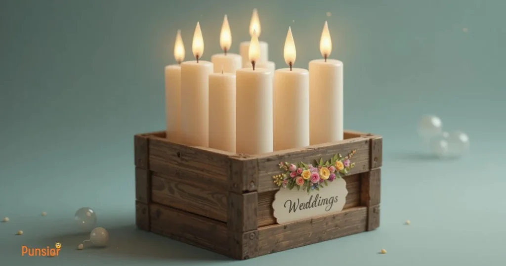 Wedding Candle Puns
