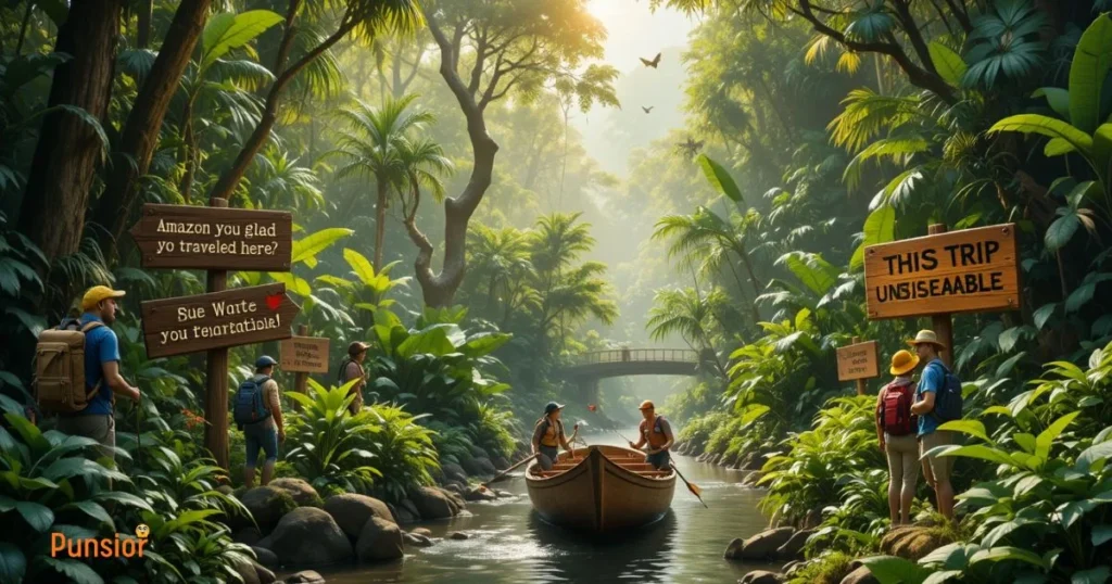 Travel Friendly Amazon Puns For Tourists
