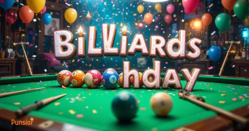 Billiards Birthday Puns