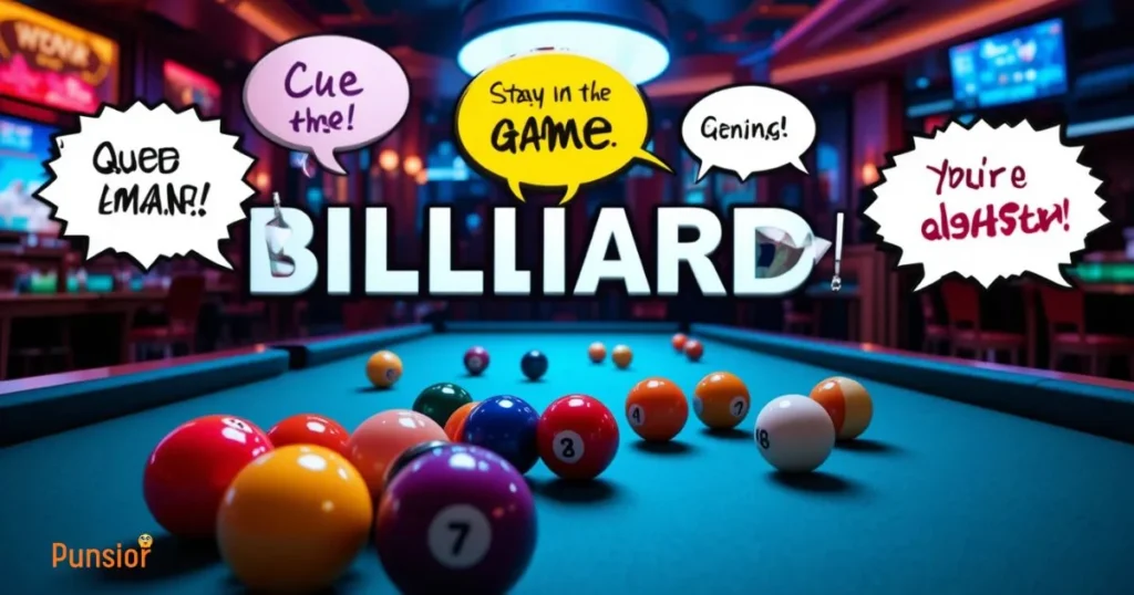 Billiards Puns For Social Media