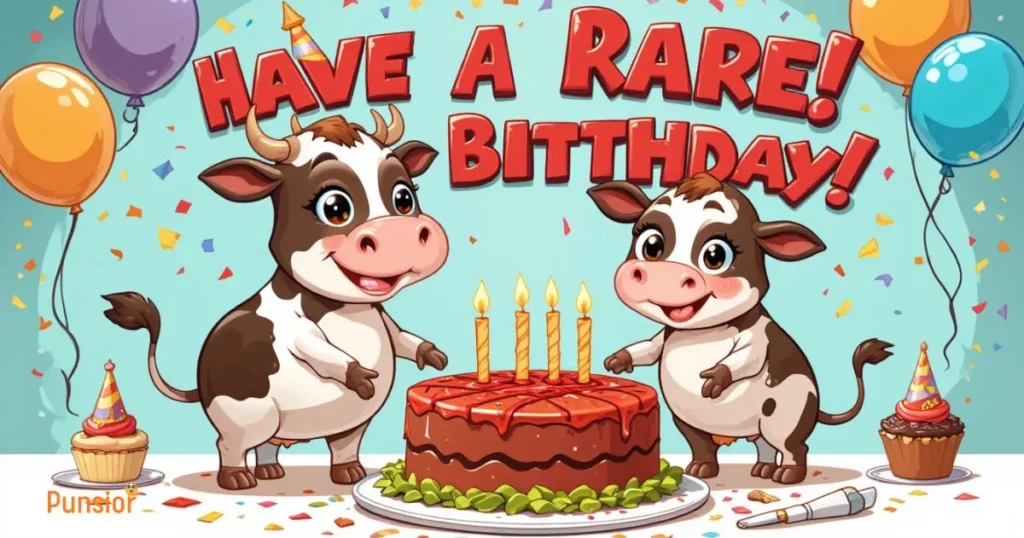 Birthday Beef Puns