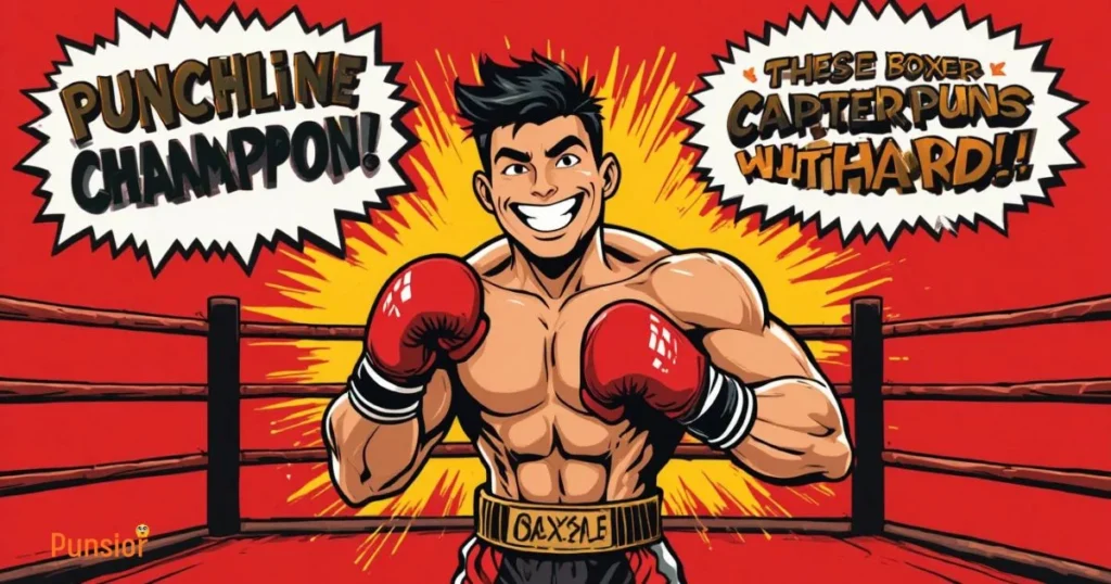 Boxer Puns Captions