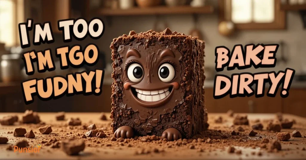 Brownie Puns Dirty