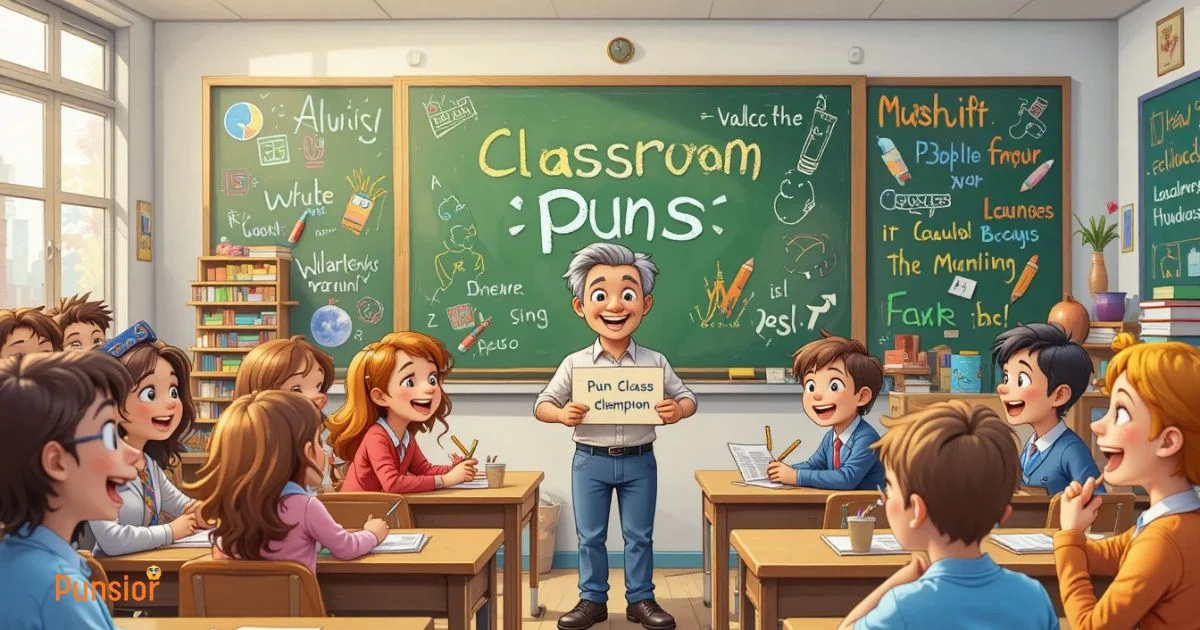 305+ Classroom Puns That Make School Days Fun & Hilarious 