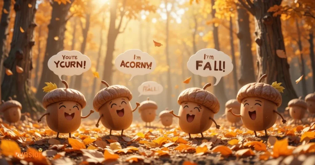 Hilarious Autumn Acorn Puns