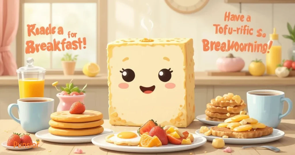 Breakfast Tofu Puns