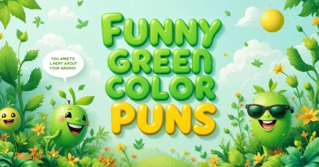 Funny Green Color Puns