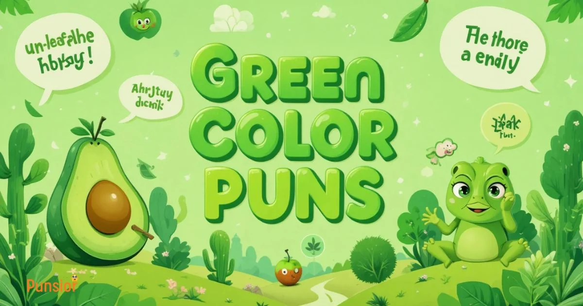 310+ Green Color Puns That Will Make You Laugh Out Loud