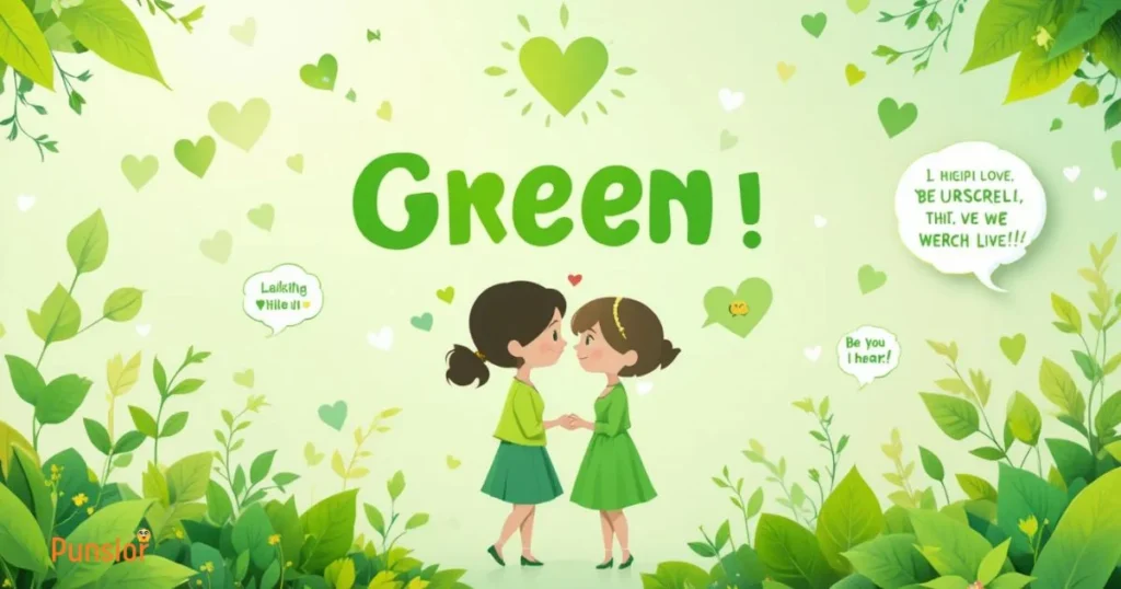 Green Love Puns And Flirty Lines