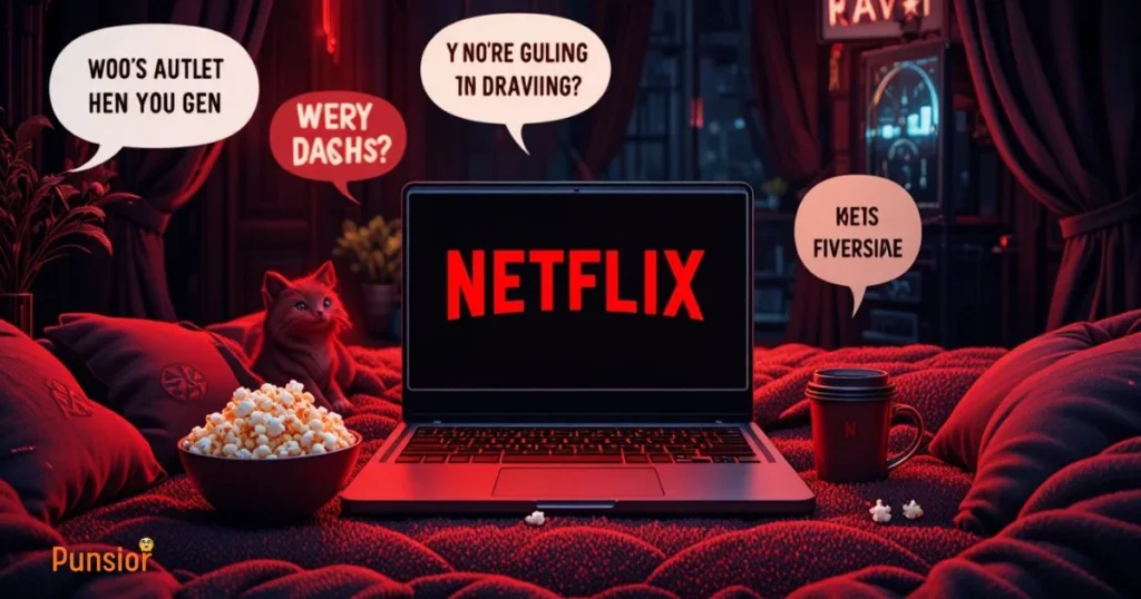 Witty Netflix Puns For Social Media