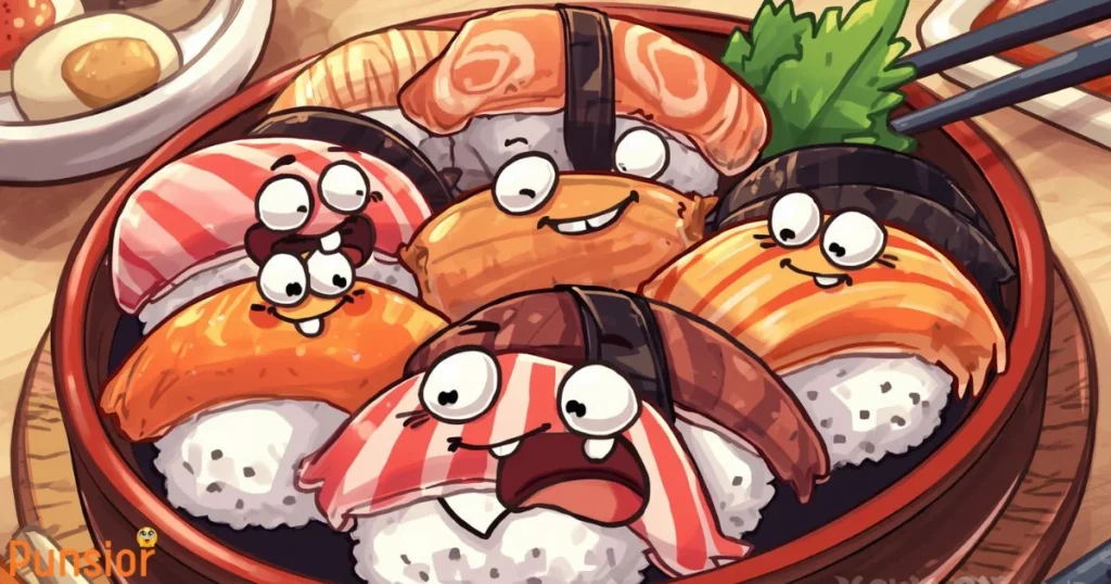 Short Sushi Puns Inspired By Anatomy And Physiology
