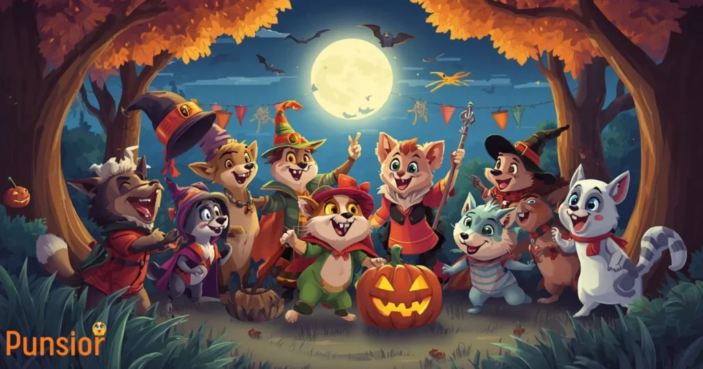 October Caption Puns