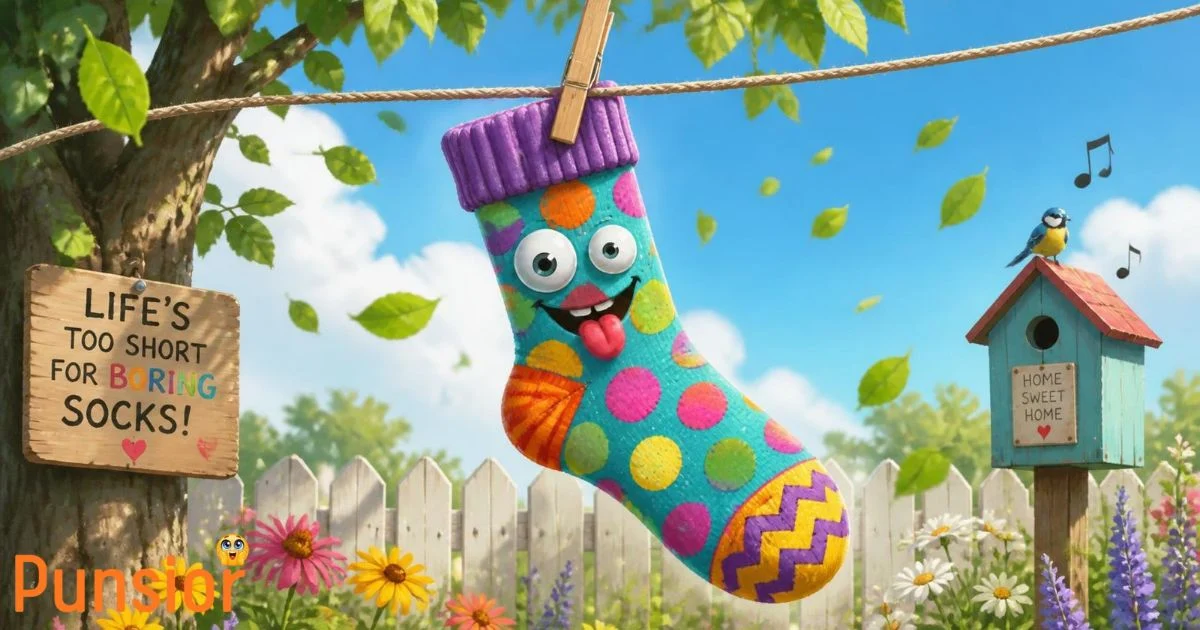 430+ Sock Puns That’ll Have You Rolling Toe-ver Heels